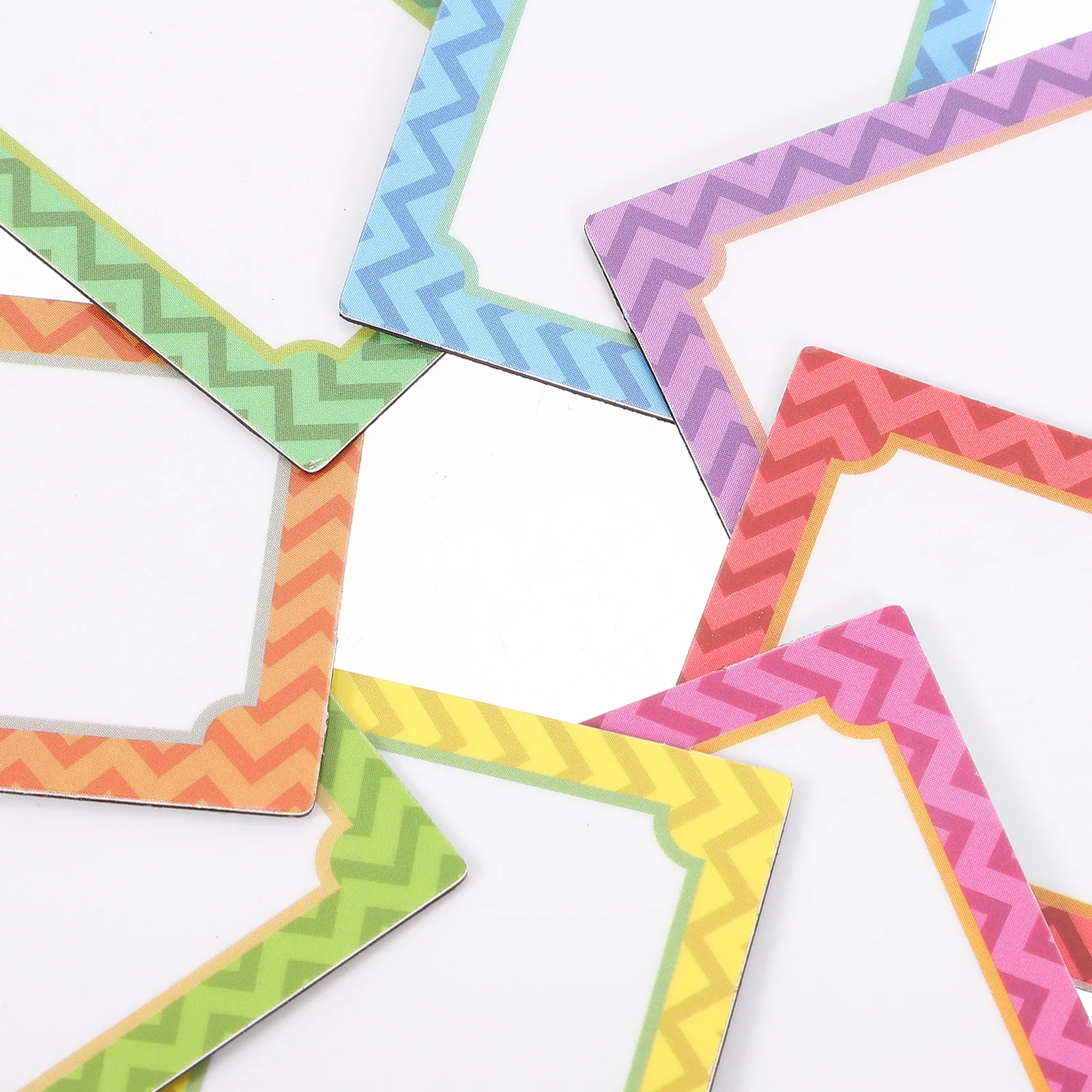 8 قطعة علامات الأسماء المغناطيسية ملصقات المسح الجاف قابلة لإعادة الاستخدام لثلاجة السبورة والفصول الدراسية والمكتب والمطبخ ملصقات المسح الجاف المغناطيسية