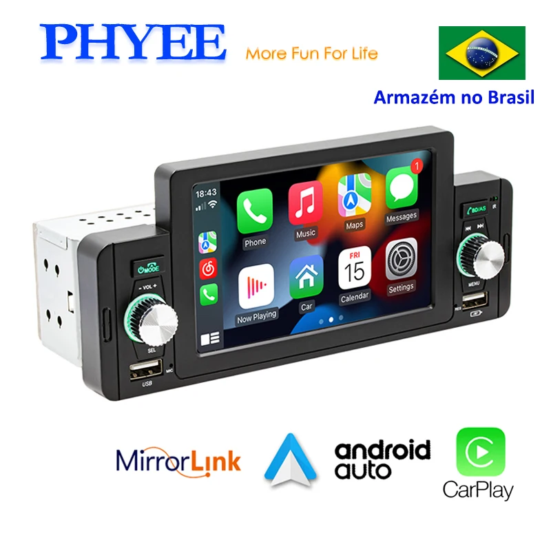 autoradio-1-din-5-apple-carplay-android-auto-vivavoce-bluetooth-51-ingresso-telecamera-di-retromarcia-unita-principale-lettore-usb-fm-mp5-f160c