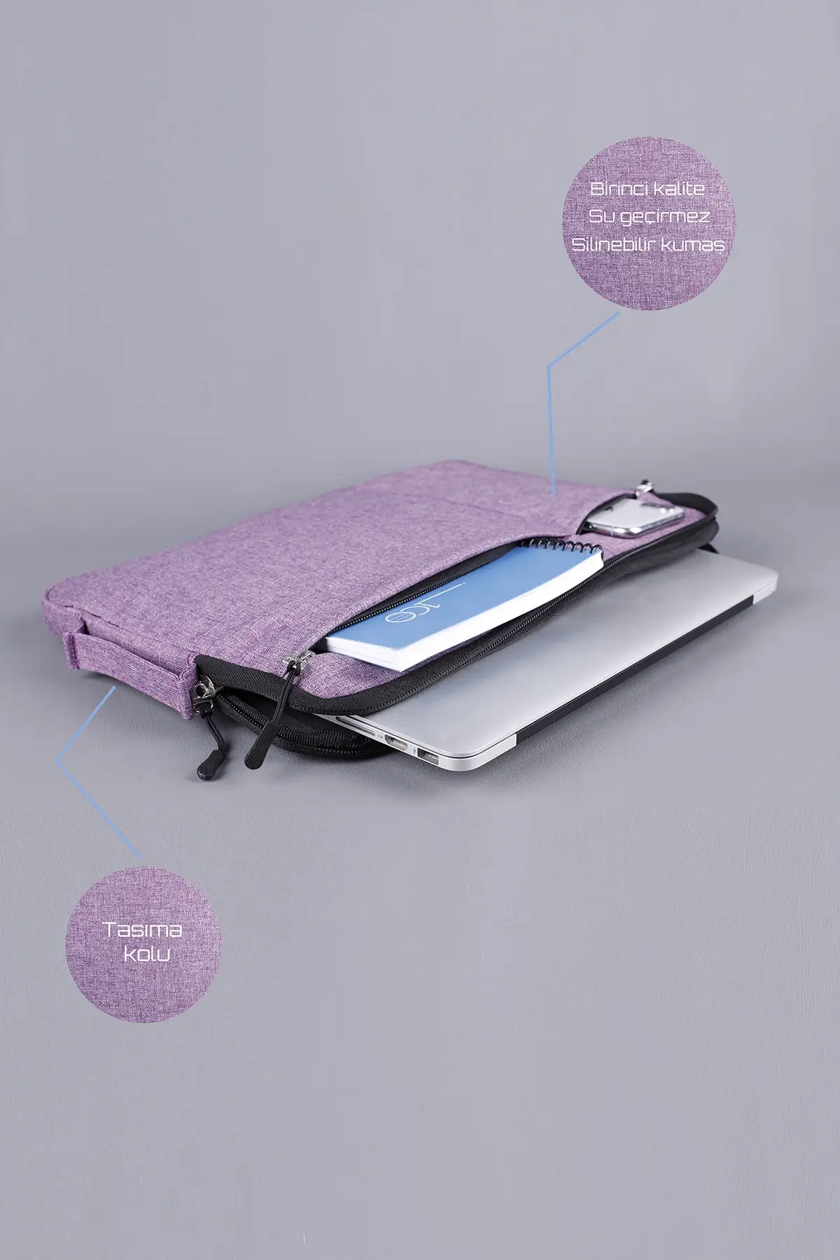 Purple Macbook Air Pro 13 13.3 14 Inch Shockproof Waterproof Case Laptop Notebook