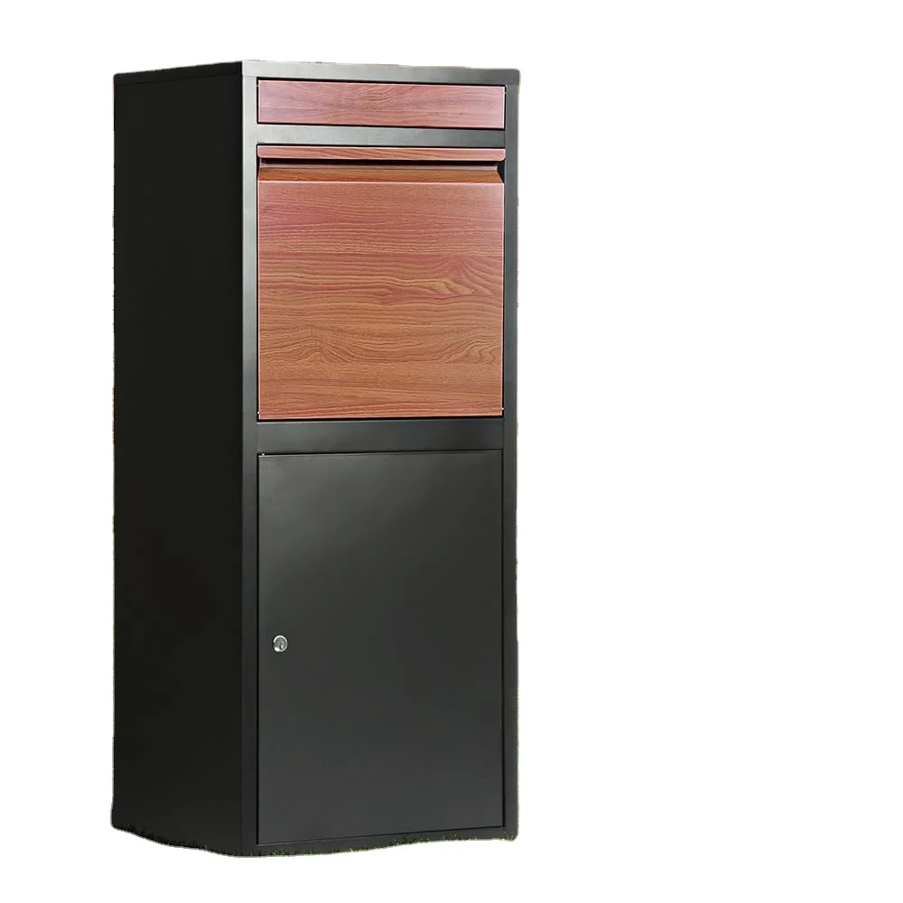 Hot Selling Customized Large Capacity Outdoor Post Parcel Drop Box Free Standing Steel Garden Waterproof for Home Apptments