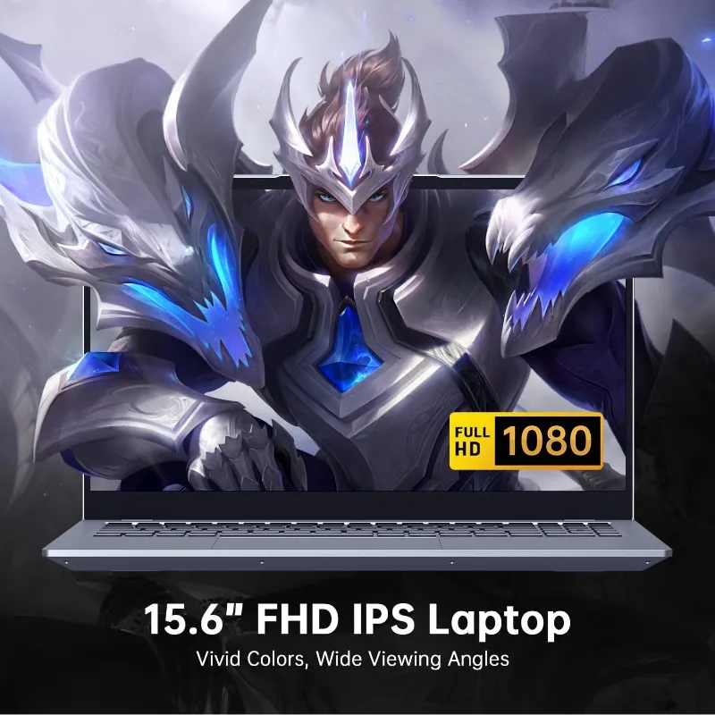 كمبيوتر محمول IPS Business، 8 Core Intel i5-12450H (Beat i7-10750H)، 16 جيجابايت رام 1 تيرابايت PCIe SSD، كمبيوتر محمول مزود بإضاءة خلفية #6