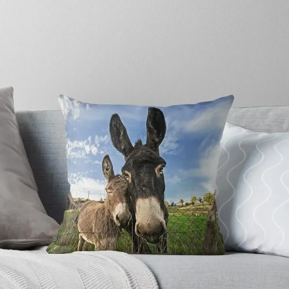 

Donkeys! Throw Pillow Pillow Covers Decorative Sitting Cushion Luxury Cushion Cover Christmas Pillow Covers