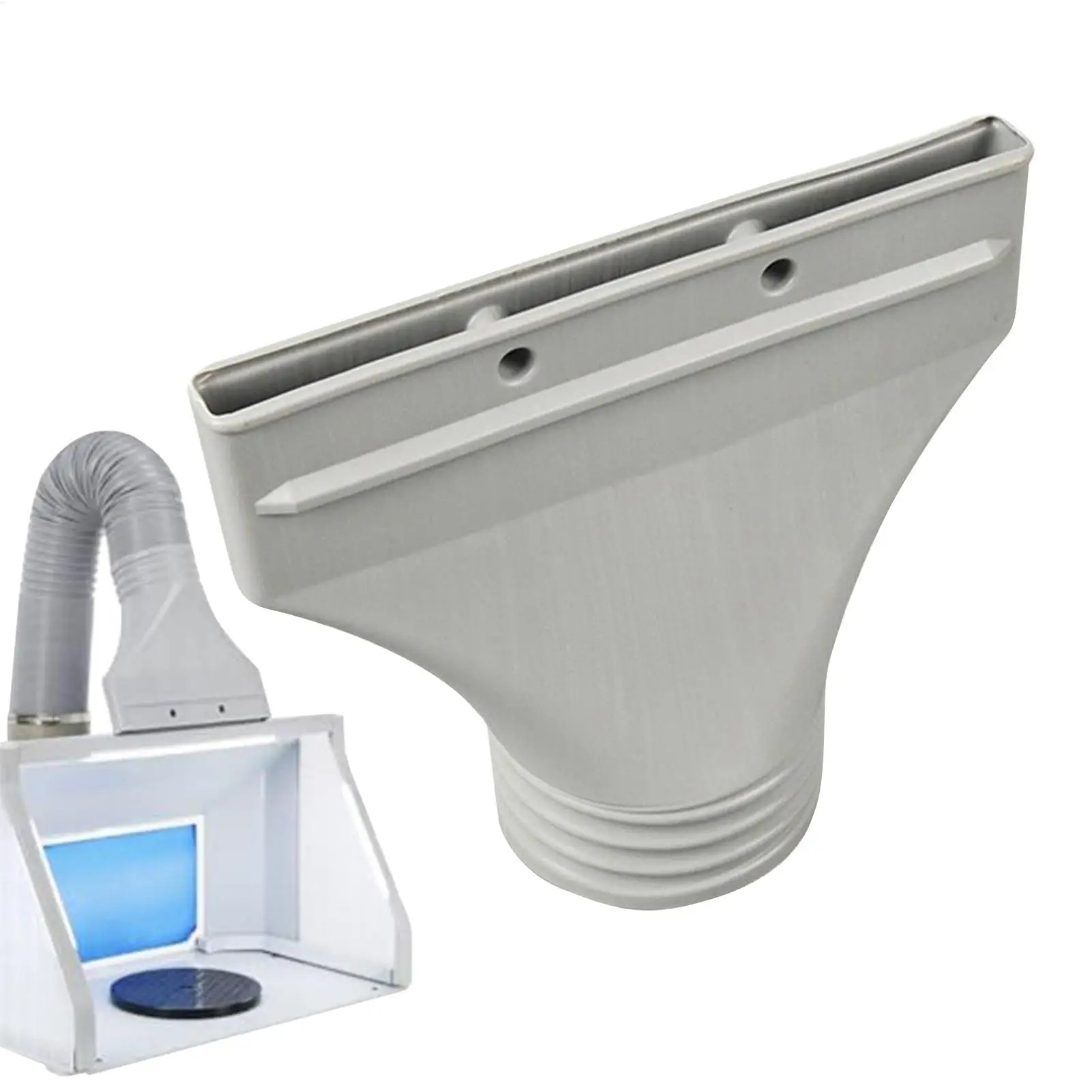 Flat Mouth Joint Exhaust Duct Portable Mobile Air Conditioner Window Duct Pipe Hose Interface Connector for Bedroom