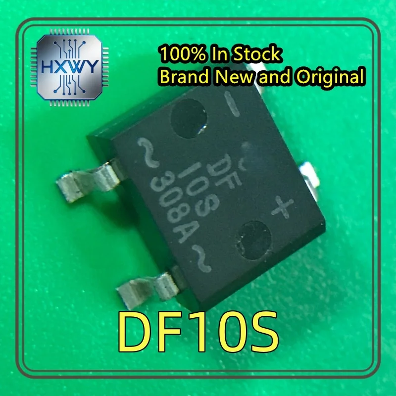 (10/100 pieces) DF10S Silkscreen 10S DIP Rectifier Bridge New Electronic Parts Fast Delivery High Quality In Stock