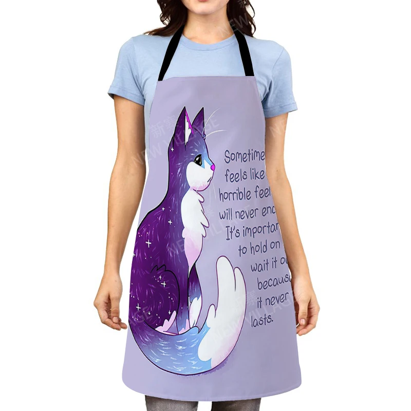 Aesthetic Women kitchen apron kids original Children Waterproof girl  princess waiter work apron oil proof cartoon kawaii cute