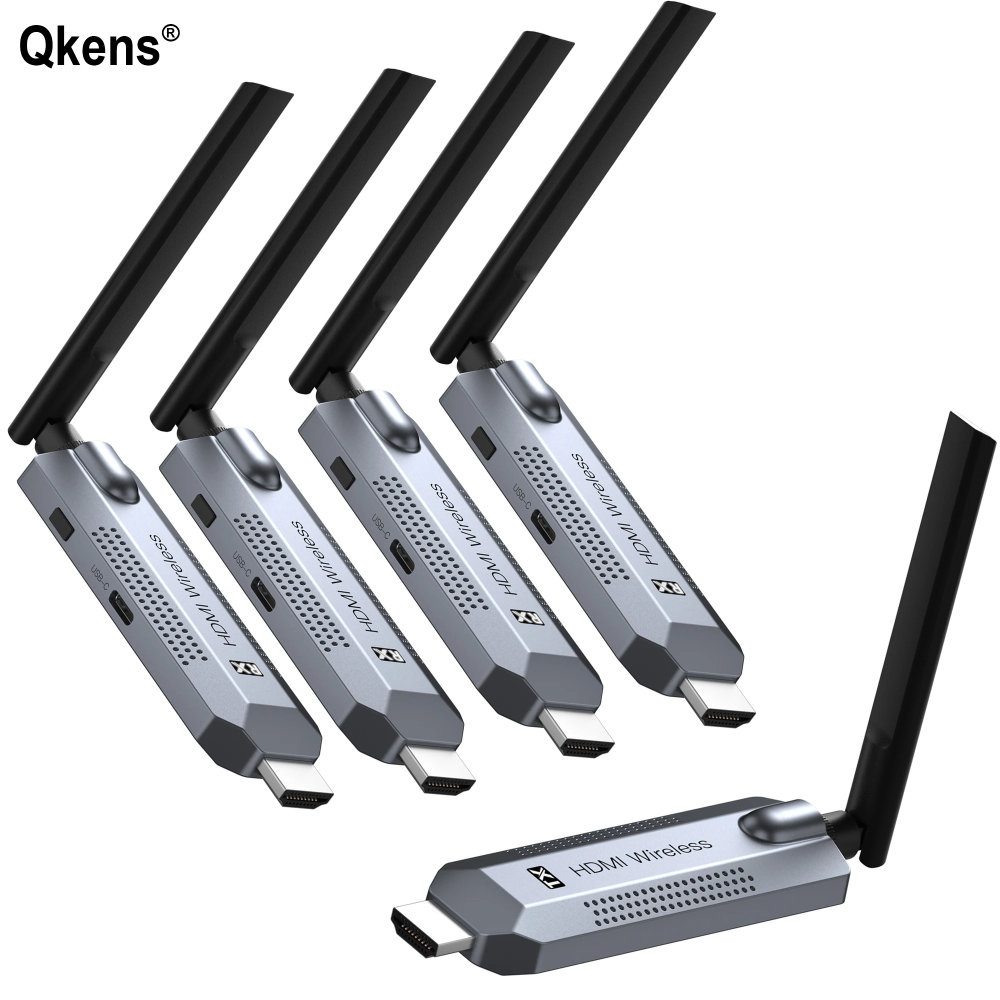 

50M Wireless HDMI Extender Video Transmitter Receiver 1 TX 2 3 4 RX Display Adapter for TV Box Camera Laptop PC To TV Projector