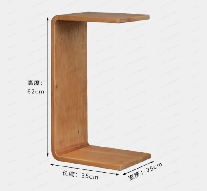 

Black Walnut Corner Table Nordic Solid Wood Coffee Table Simple Japanese Side Table Modern Living Room Furniture Room