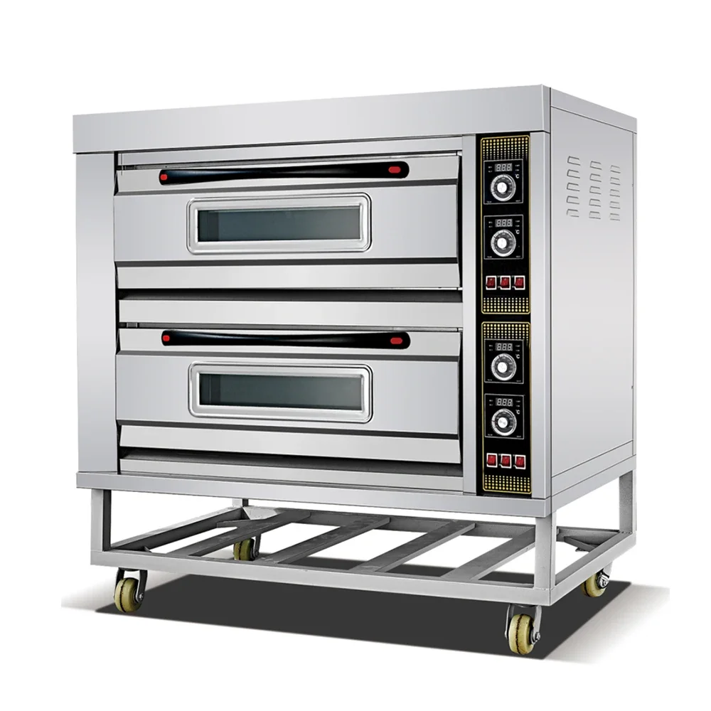 Commercial Wholesale Bread Baking Pizza Oven Electric Single Layer 1 Pan Toaster Bread Bakery Making Machine