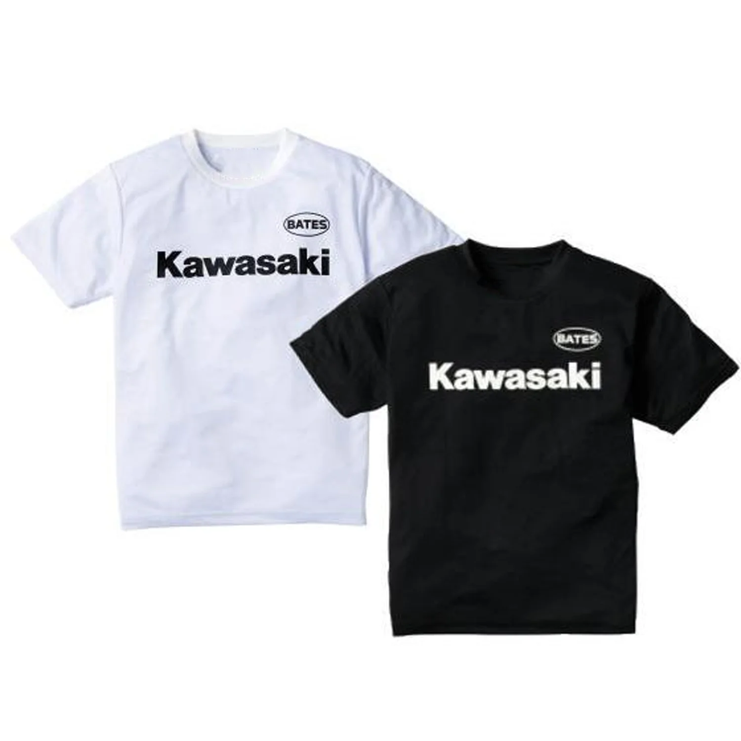 

Kawasaki BATES футболка в стиле ретро на открытом воздухе Equipe унисекс летняя быстросохнущая футболка для любителей мотоциклов крутой подарок