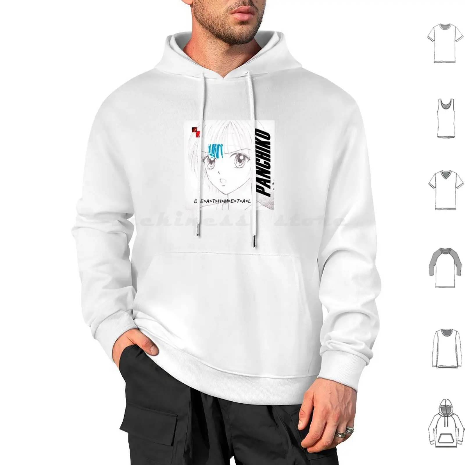 

Panchiko-D E A T H M E T A L Hoodies Long Sleeve Panchiko Indie Deathmetal Band Shoegaze Anime D Gt E Gt A Gt T Gt H Gt