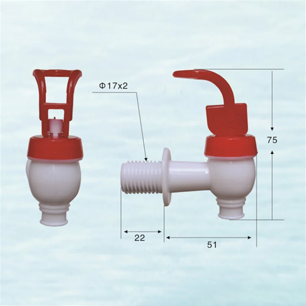 Plastic Beverage Tap With 17mm Thread Compatibility For Wine Bottles Water Tanks And Other Standard-Sized Beverage Containers