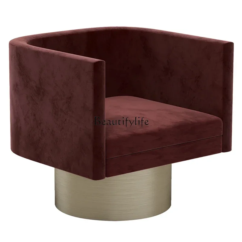 

LJYSingle Sofa Chair Light Luxury Modern Minimalist Fabric Leisure Chair