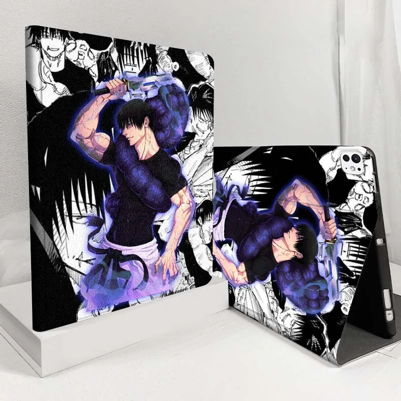 

Jujutsu Kaisen FushiguroFor iPad Pro Air 5 4 3 13 11 8 7 6 5 10th 7th 6th 10.5 12.9 10.9 Tablet Case