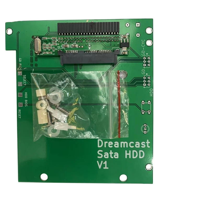 

Dreamcast Optical Drive to Hard Disk Conversion Board for Modding Suitable for Users who Have Modified DreamShell Customer Bios