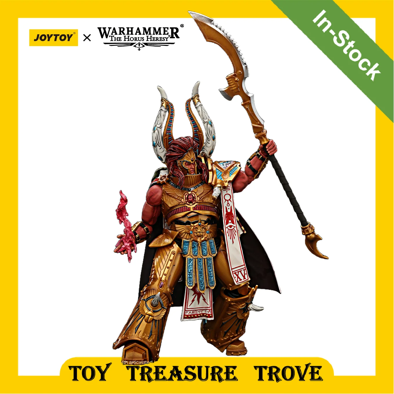 

[In Stock] JOYTOY Warhammer 30k 1/18 Action Figures Thousand Sons Magnus The Red Primarch of The XVth Legion Model Toy Gift