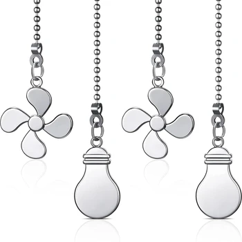 천장 선풍기 당김 체인, 선풍기 익스텐션 체인, 선풍기 체인 당김 장식, 12 인치 천장 선풍기 체인 익스텐더 장식 D 