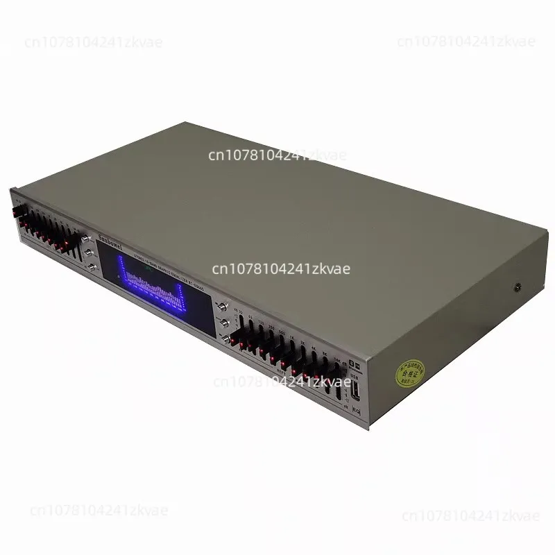 EQ-898BT EQ-665BT HIFI Digital HD Stereo Preamplifier Equalizer Built-In USB Bluetooth Home Stage Equalizer Dual 10 Segments220V