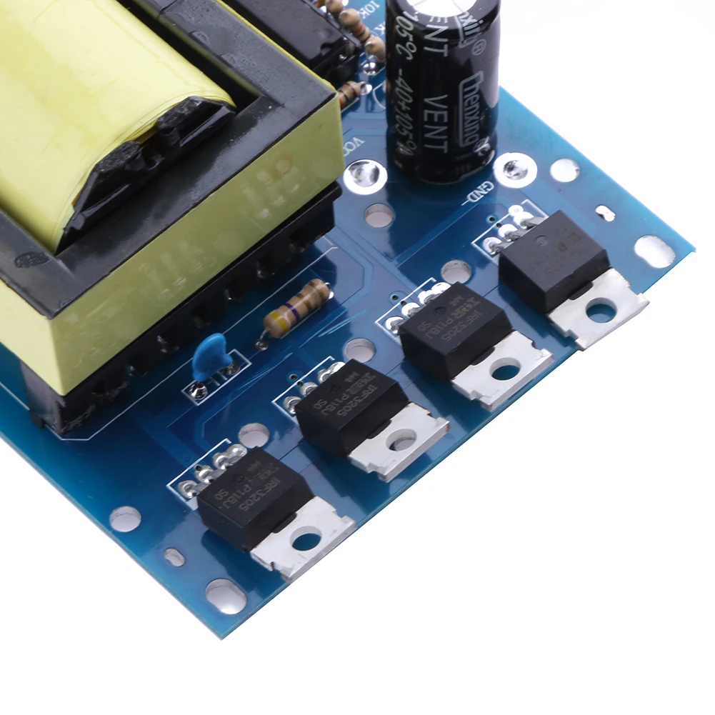 500W Inverter Booster DC-12V-24V To AC-180V-220V-380V Household Battery Inverter  Multi-function Power Supply Accessories