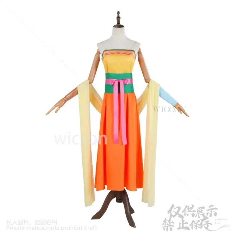 

COSda@Apothecary Maomao Diaries Cosplay Orange Costume Dress Chinese Styles Skirt Wigs For Halloween Christmas Party Girls Custo