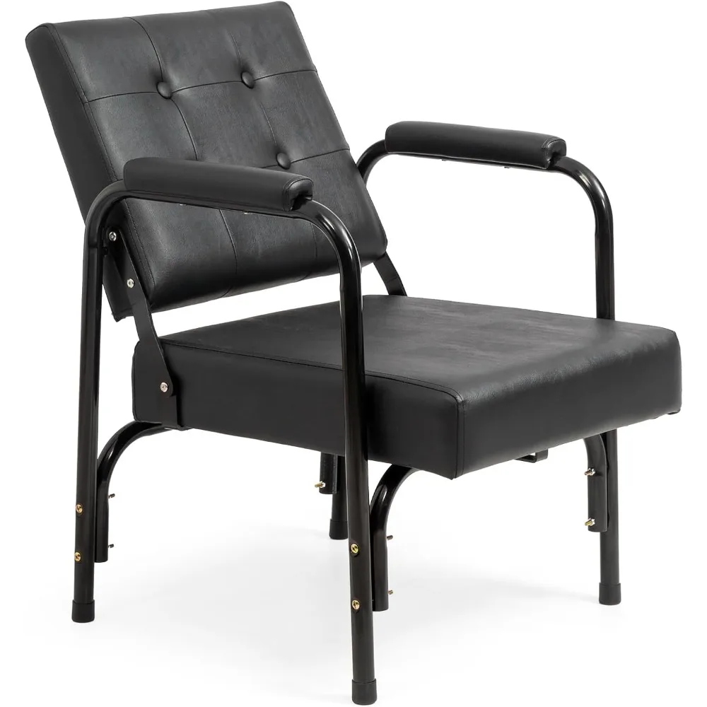 

Portable Auto Recline Shampoo Chair Heavy Duty Tilted Backrest Salon Equipment for Hair Stylists Tattoo Artists, Customizable