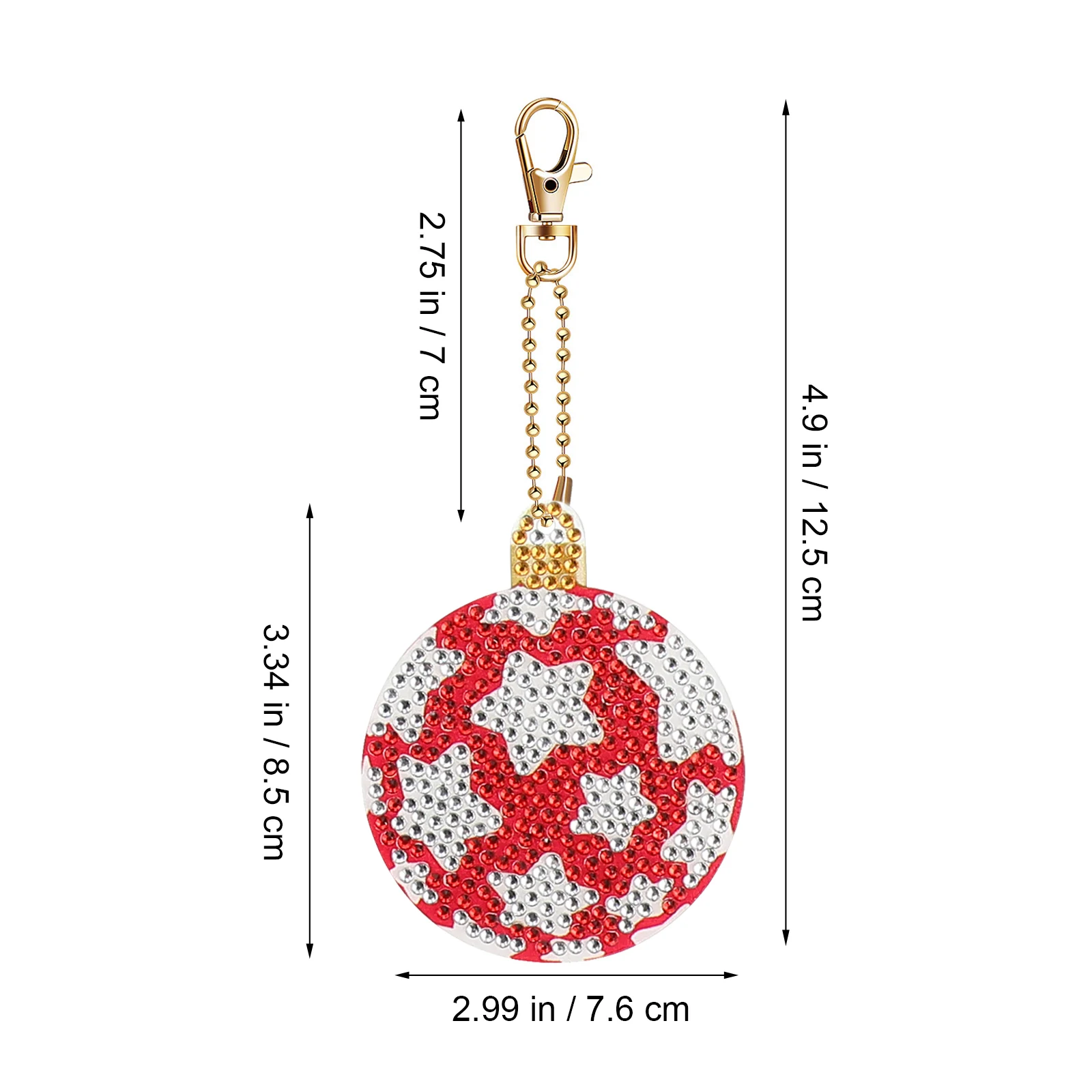 الماس الفن عيد الميلاد الحلي كيت 1 مجموعة المفاتيح الحرفية دهان داي ديكور هدية #4