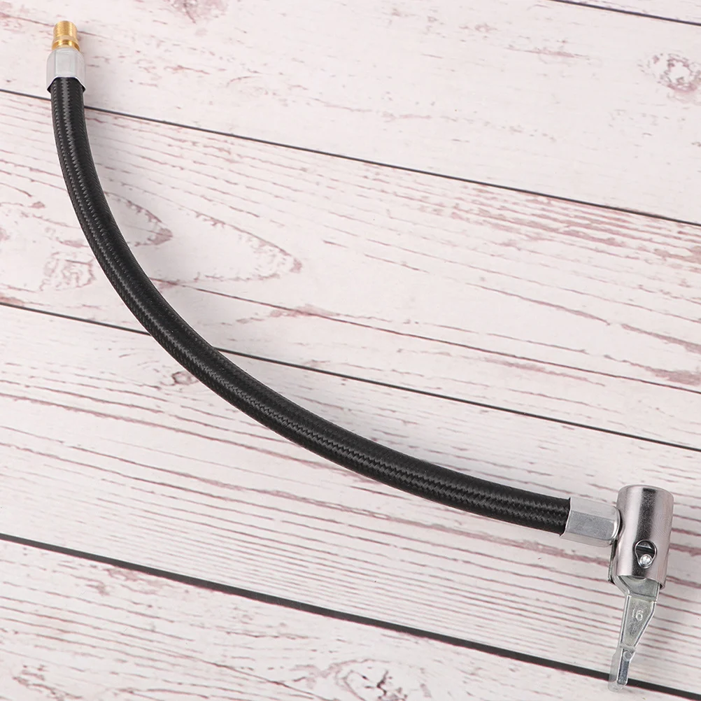 

10Cm Air Inflator Adapter All Metal Construction Lock-on Air Chuck for Portable Tire Pump Fast Secure Inflation Extension Tube