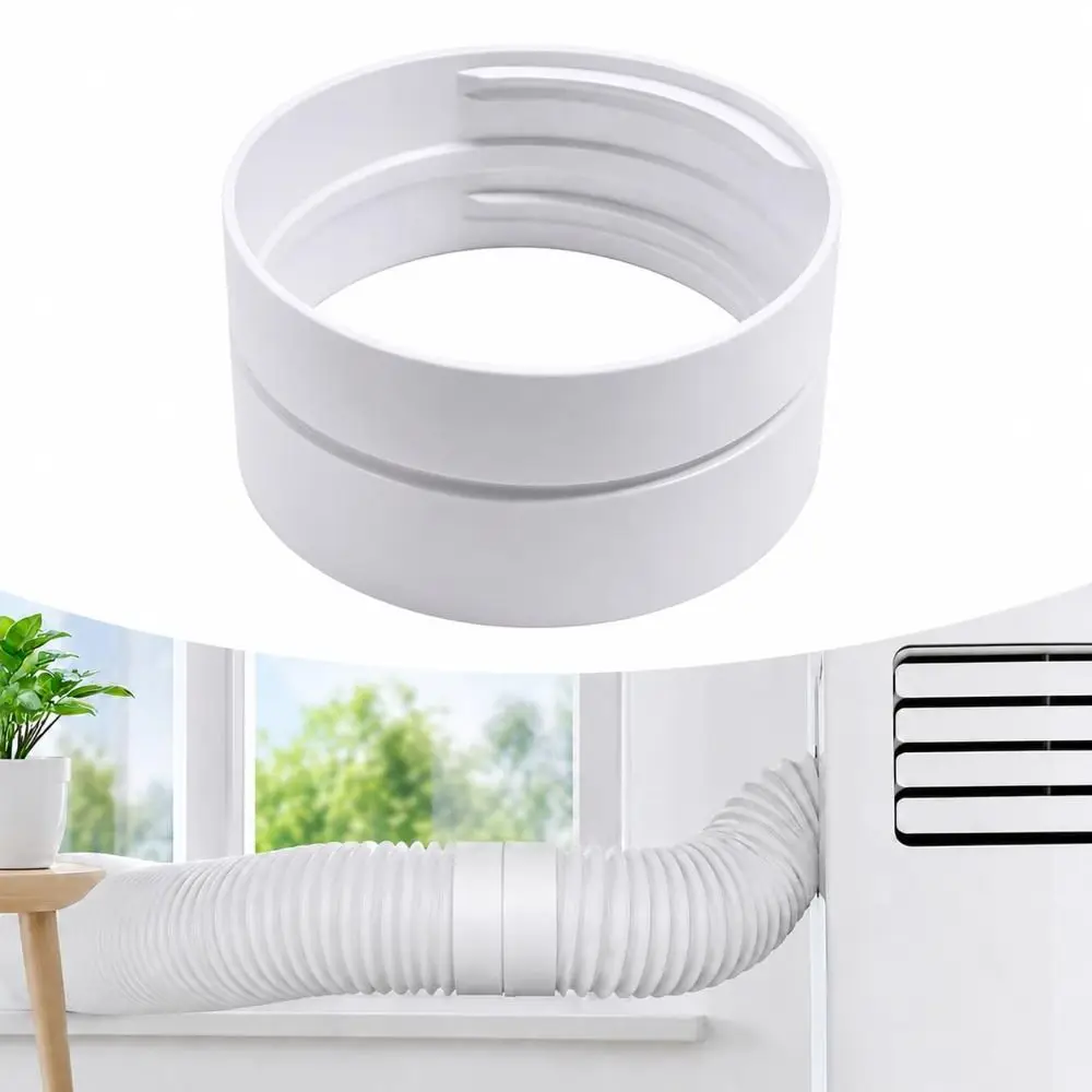 Vent Hose Connector Air Conditioner Hose Connector Leak Resistant Thread Adapter AC Exhaust Hose Coupler ABS