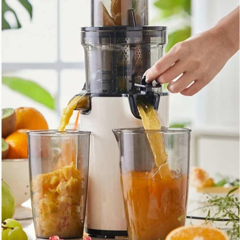 Large Caliber Juicers with Pulp Separation and Cold Pressing for Fresh Juice and Easy Cleaning 220V Juicer Machine