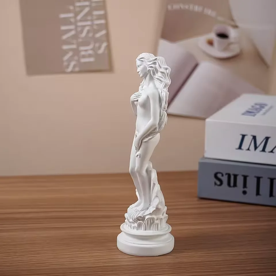 Aphrodite Statue The Greek Mythology Goddess of Beauty Resin Miniature Figurine Book Shelf Decor