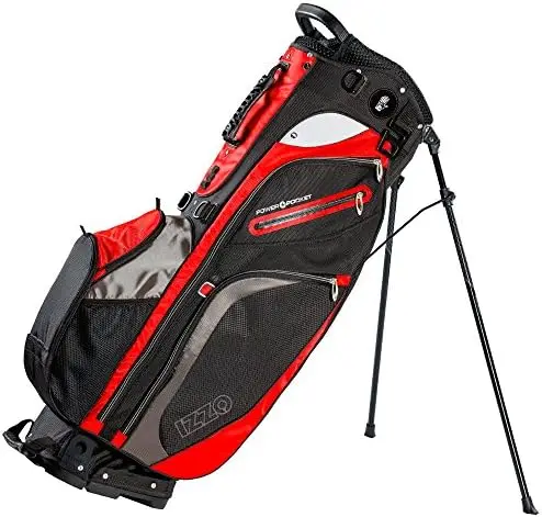 

Golf Versa Ultra-Lite Stand Golf Bag with Exclusive Features, Red/White/Blue Driver headcover golf House key cover Circle t Driv