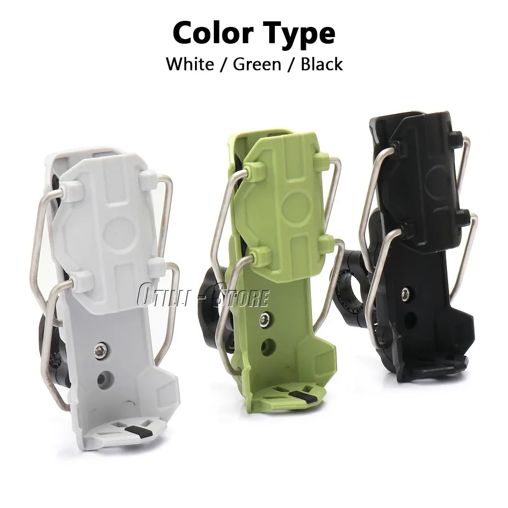 Motorcycle Cup Holder Automatically Adjust Size Water Bottle Rack Drink Holder For 32-77mm Diameter Bottles For 22-32mm Rod