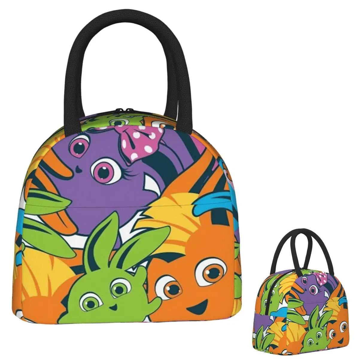 

Сумки для обеда Sunny Bunnies, изолированная коробка для бенто, водонепроницаемая сумка для обеда, многоразовые сумки для пикника, термосумка для женщин и детей, работа