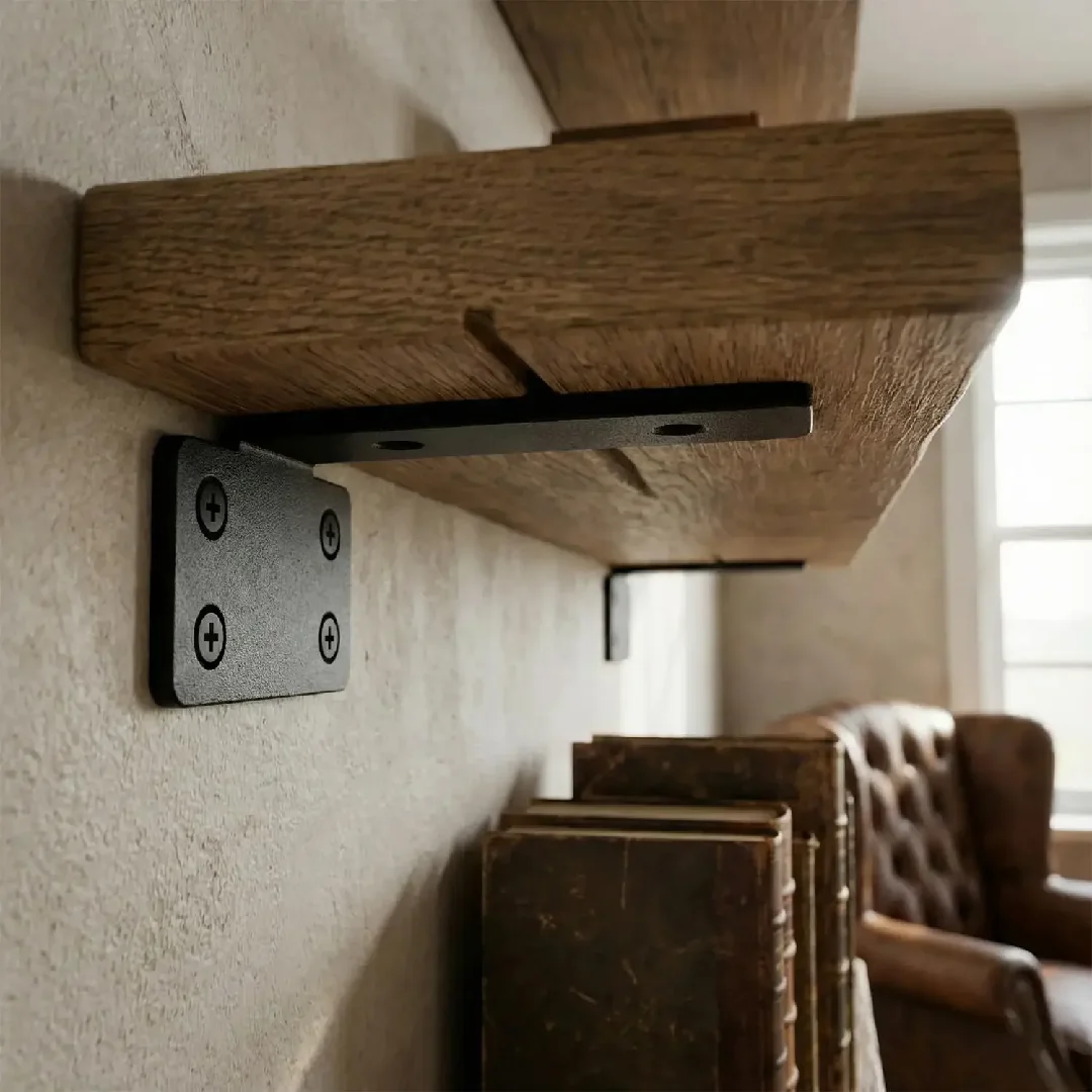 2個入り高耐久フローティングシェルフブラケット、拡張ネジ付き - Shelf Peg Support のレビューと価格