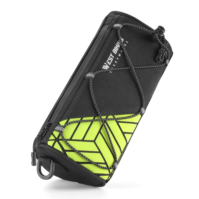 AliExpress West Biking WEST BIKING Bright Colorful Reflective Bag Water Repellent Bicycle Handlebar Bag/Front Frame Top Tube Bag/Saddle Bag For Cycling