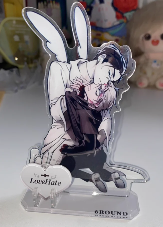 イヴァン・ティル・ミジ エイリアンステージ アニメ周辺機器 CP ダブルスタンディングアクリル クリエイティブオーナメントデコレーション かわいいファン 誕生日プレゼント