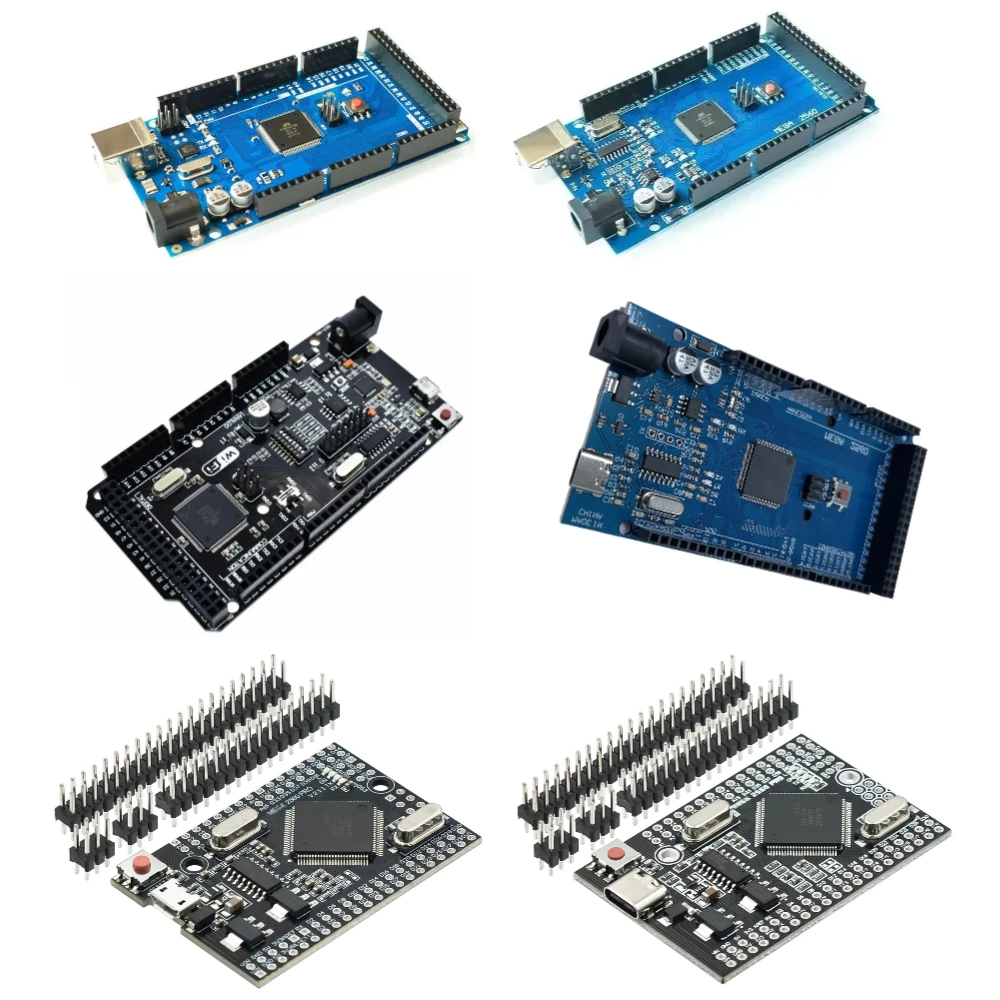 Placa de desarrollo USB MEGA2560 MEGA 2560 R3 (ATmega2560-16AU CH340G) AVR, placa de expansión MEGA2560 PRO para Arduino, Kit de bricolaje
