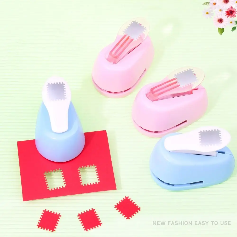 Stamp Shape Stamp Border Punch Punches Maker Hole Puncher Embossing Machine Cutting Craft Labor Saving Toothed Puncher Embosser