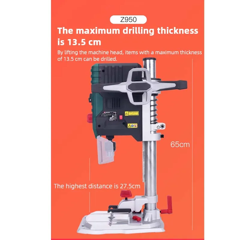 950W/1390W Precision Mini Bench Drill Variable Speed Industrial Grade Woodworking Benchtop Drill Press Drilling Machine 220V