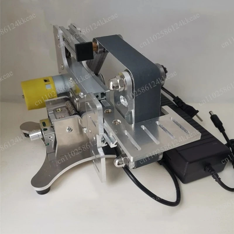 Multifunctional Mini Belt Machine DIY Polishing Grinding Machine Desktop Household Electric Belt Rack Tool 180W