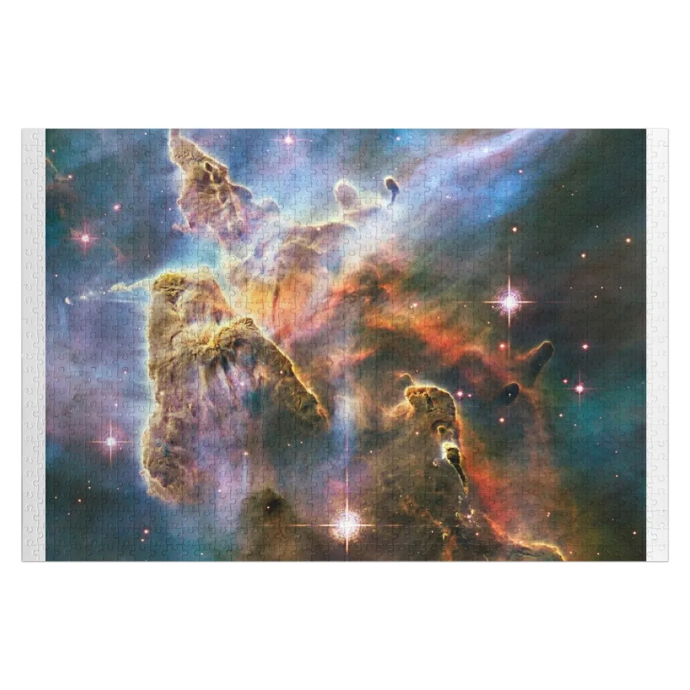 

Blue Nebula by NASA Jigsaw Puzzle Personalized Wooden Name With Photo Personalized Child Gift Personalized Photo Gift Puzzle