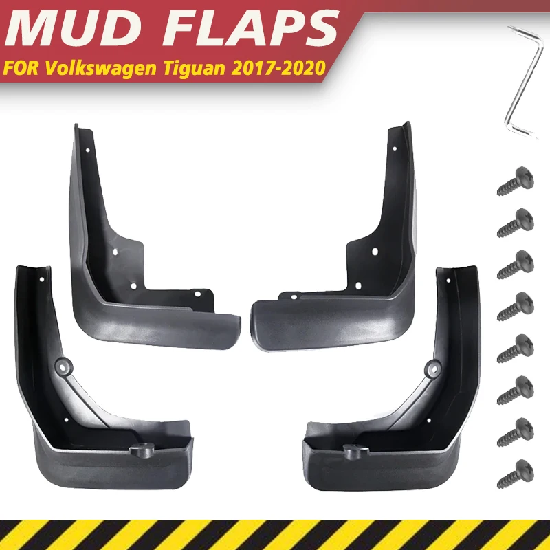 

Mudguards For Volkswagen VW Tiguan 5N 2017-2020 MK2 Mudflaps Fender Flares Mud Flap Splash Guards Cover Wheel Parts Accessorie