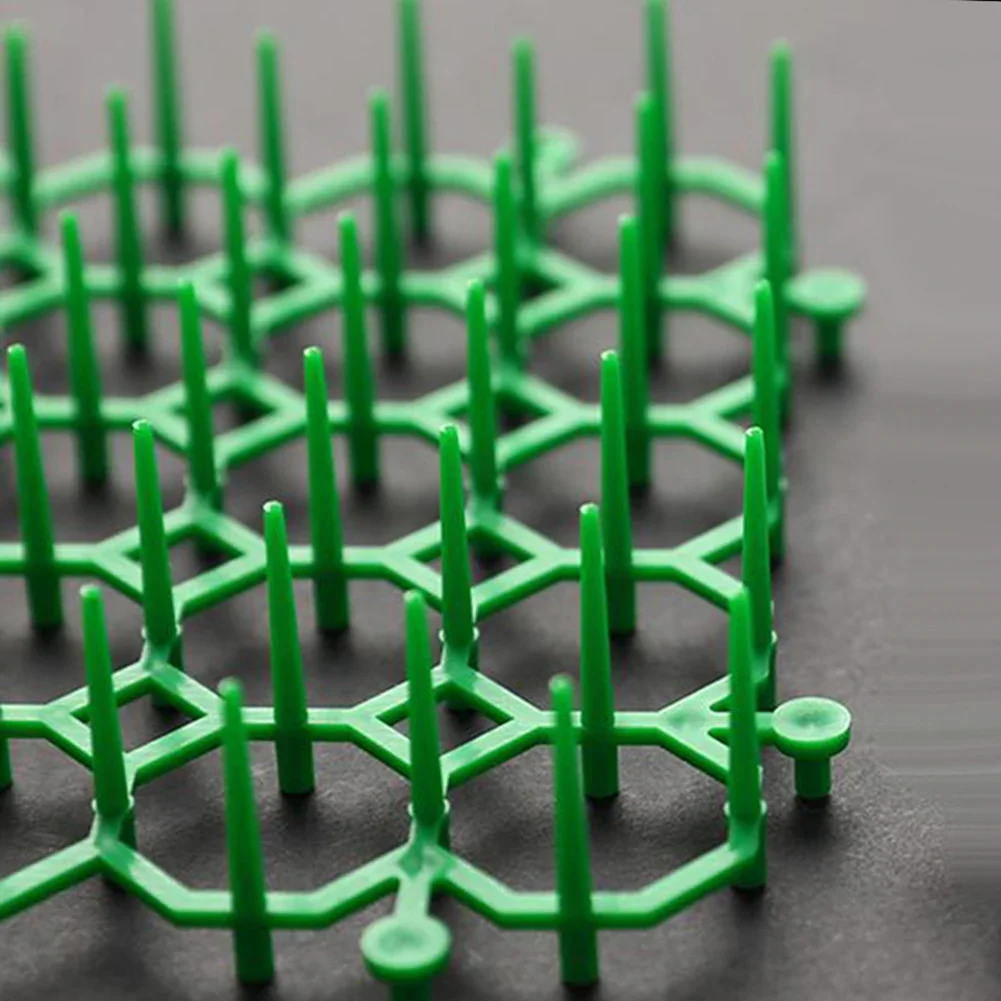 13 سنتيمتر x 49 سنتيمتر حديقة الخنزير قطاع البلاستيك الأخضر القط طارد الحصير ل محرك بعيدا القطط الكلاب حماية الزهور النباتات حديقة سياج