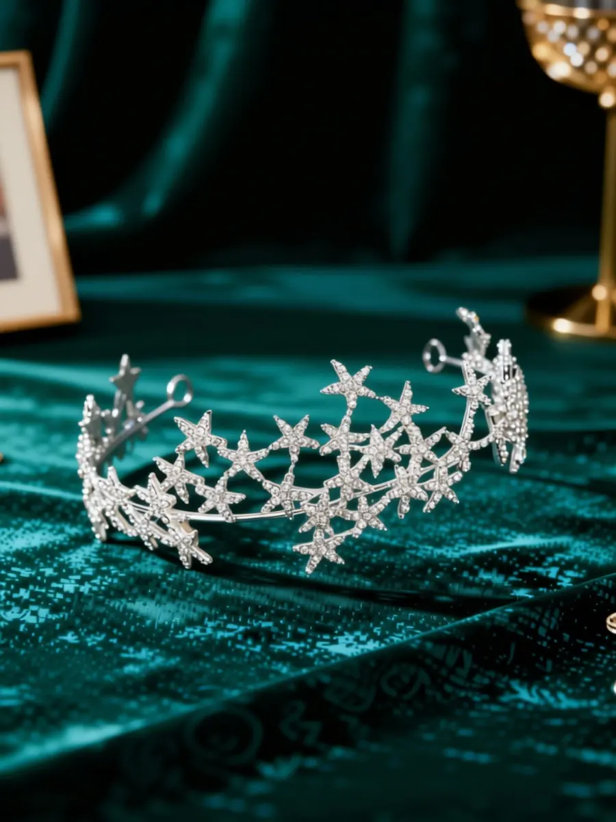 Bridal Headband For Festival Hair Accessory New Year Party Accessories Star Sparkling Decoration