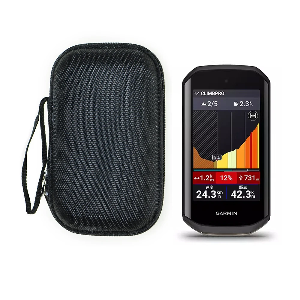Image of Tragbare Schutzhülle, Aufbewahrungstasche für Garmin Edge 1050, 1040, 1030, 1000, 810, 800, 510, Fahrradcomputer-Zubehör