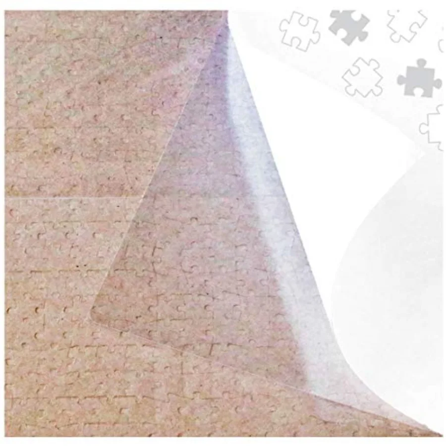 

Save 10 x 1000 Piece Puzzles - 40 Clear Puzzle Glue Sheets Extra Large Thick No Mess Jigsaw Puzzle Saver Tape Peel and Stick Ad