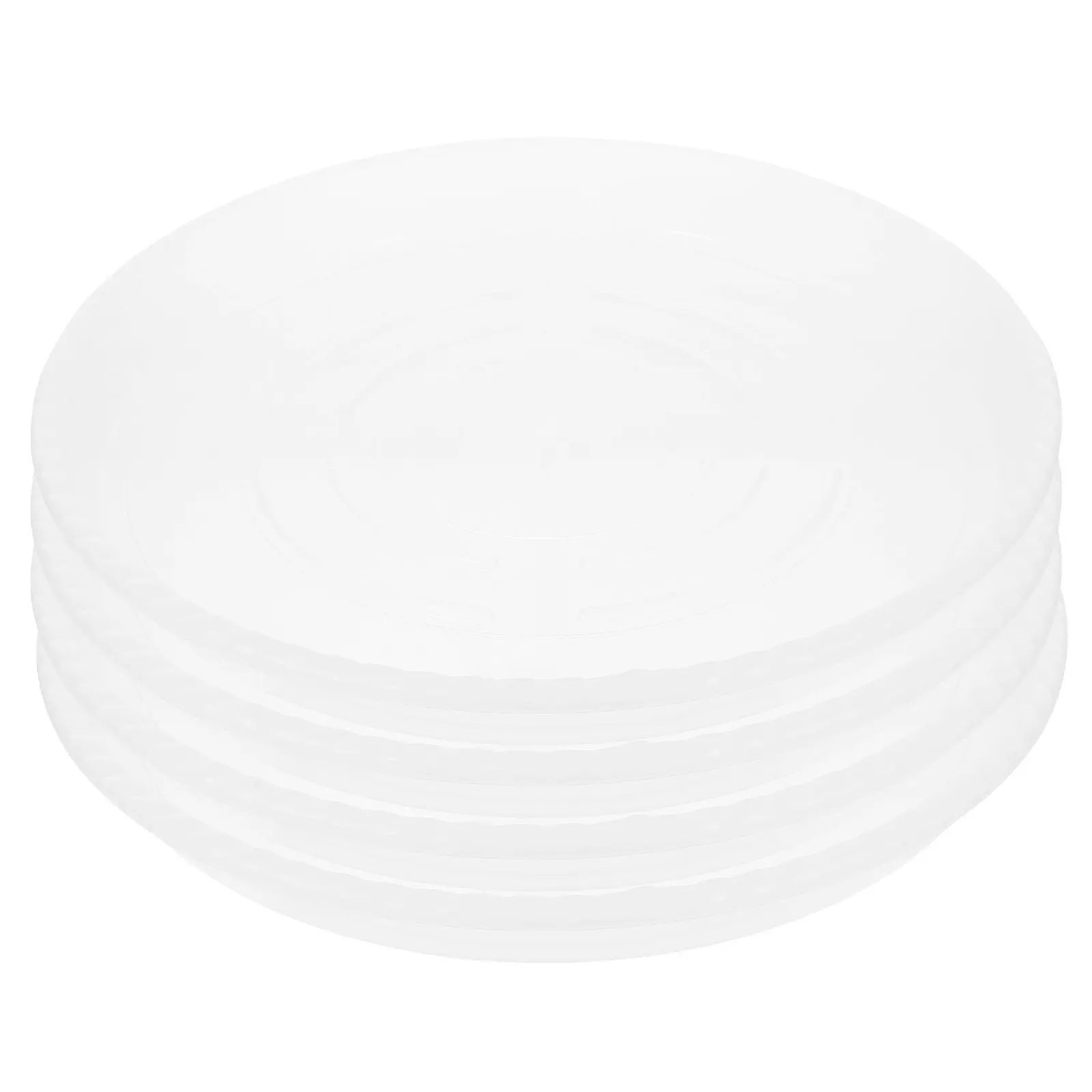 

4Pcs 16-Inch Plastic Flower Pot Saucer Clear Round Planter Tray for Indoor Outdoor Plants Drainage Base Succulent Bonsai Water