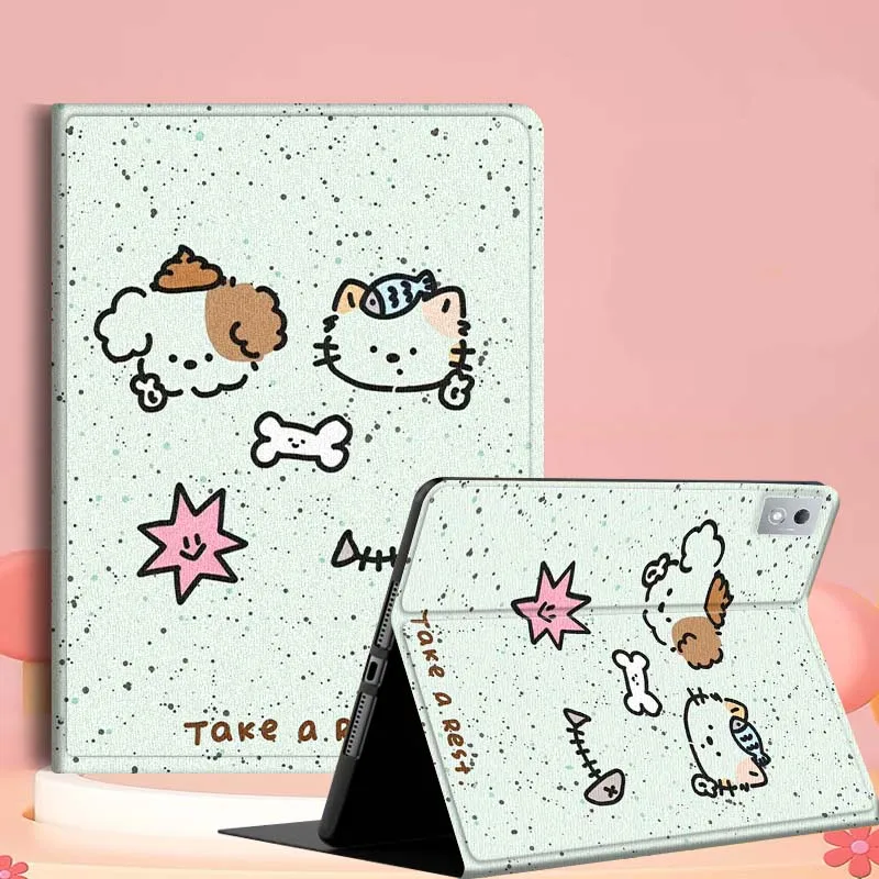 Cane Gatto Modello Fresco Per Lenovo Tab Xiaoxin Pad 700 Y900 Gen4 K10 P11 GT K11 3rd P11 P12 Plus Pro Gen Custodia Tablet