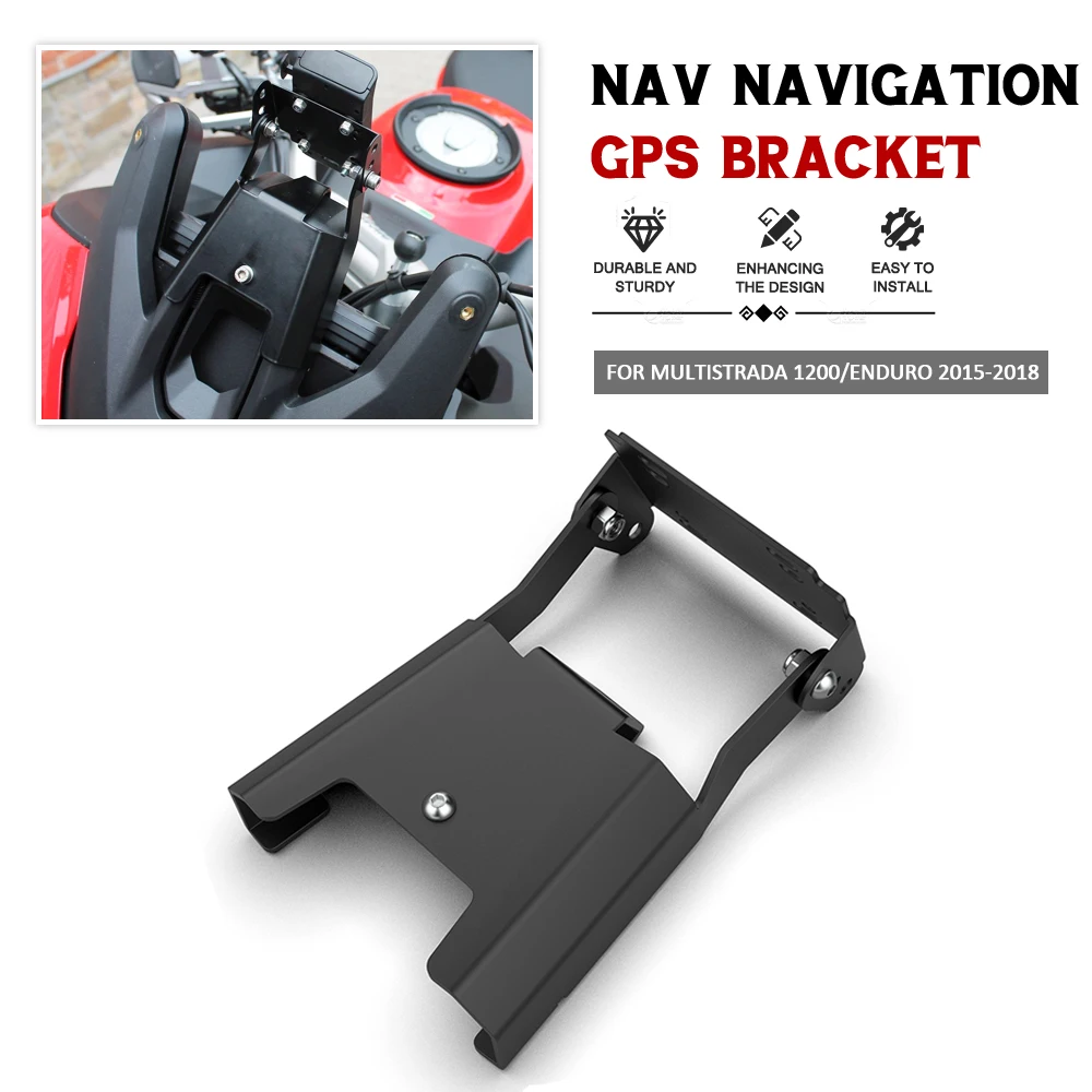 

For Ducati Multistrada 1200/Enduro 2015-2018 Motorcycle Cellphone GPS Phone Navigation Mount Bracket Multistrada 950/S 2017-2021