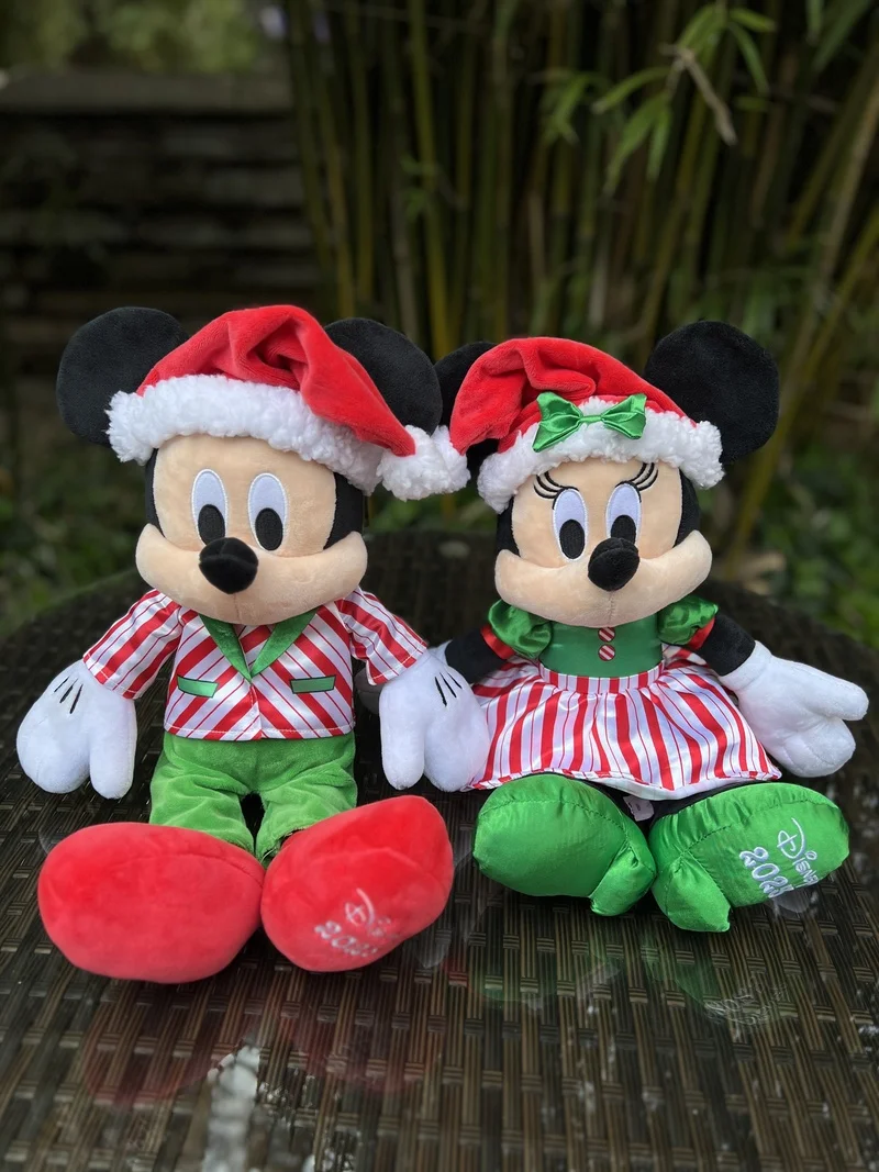 New Anime Limited Minnie Dolls Christmas Ornaments Disney Mickey Minnie Plush Toys Christmas Series stuffed toy