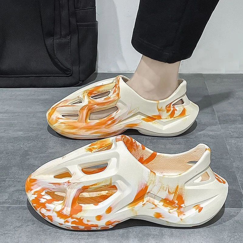 

Soft Closed Toe Beach Male Shoe Outdoor with Platform Non-slip Hole Shoes Luxury 2025 Eva Casual Clearance Sale Buy Men's Sandal